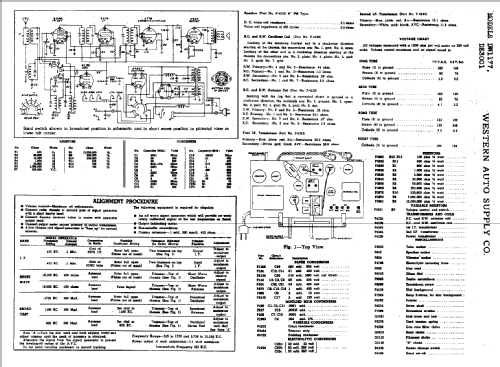 DW1177 ; Western Auto Supply (ID = 769489) Radio