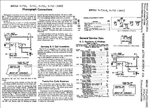 S711 ; Western Auto Supply (ID = 755301) Radio