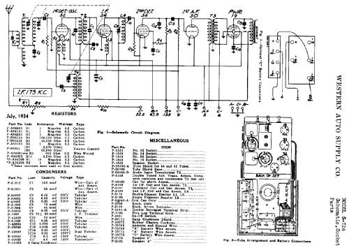 S724 ; Western Auto Supply (ID = 769714) Radio