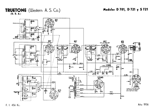 S-721 Truetone ; Western Auto Supply (ID = 712195) Radio