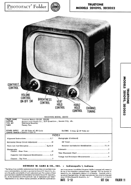 Truetone 2D1095; Western Auto Supply (ID = 2923962) Fernseh-E