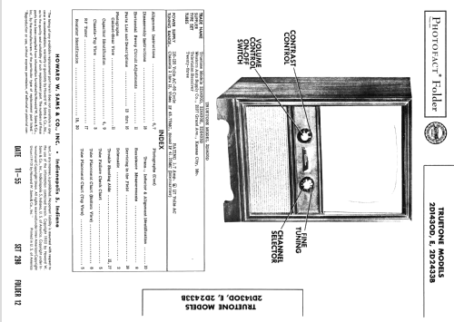 Truetone 2D1430D; Western Auto Supply (ID = 2674432) Television