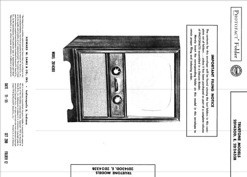 Truetone 2D1430D; Western Auto Supply (ID = 2674433) Television