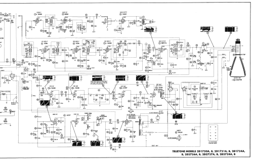 Truetone 2D1720A; Western Auto Supply (ID = 2455864) Television