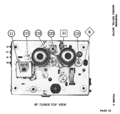 Truetone 2D1728; Western Auto Supply (ID = 2490104) Television