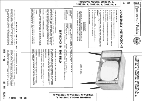 Truetone 2D1825B; Western Auto Supply (ID = 2574320) Television