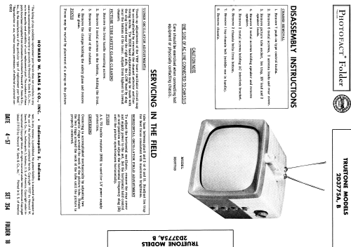 Truetone 2D3775A ; Western Auto Supply (ID = 1869822) Television