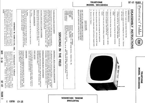 Truetone 2DC3840A ; Western Auto Supply (ID = 914761) Television