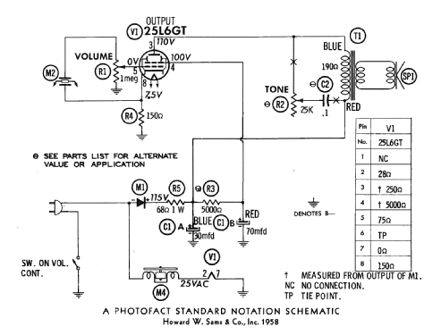 Truetone D5771B ; Western Auto Supply (ID = 2606461) Ampl/Mixer