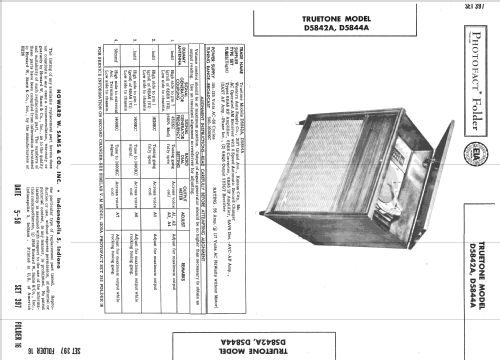 Truetone D5842A ; Western Auto Supply (ID = 2595573) Radio