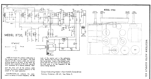 Truetone D720; Western Auto Supply (ID = 2674340) Radio