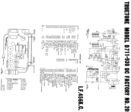 Truetone D-711 Supreme ; Western Auto Supply (ID = 1840526) Radio