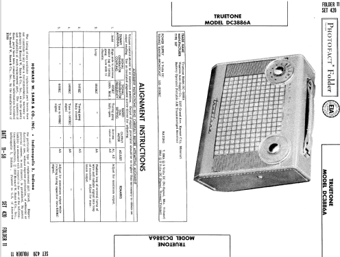 Truetone DC3886A ; Western Auto Supply (ID = 766621) Radio