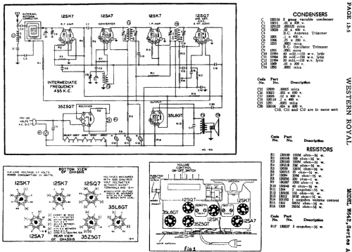 W-642 Series A; Western Royal (ID = 491245) Radio