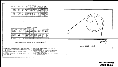 H138 Ch=V-2102-1; Westinghouse El. & (ID = 488878) Radio