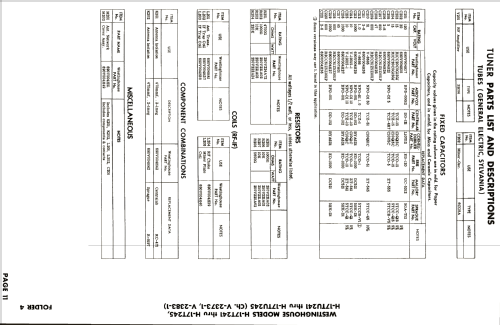 H17T241 Ch= V-2373; Westinghouse El. & (ID = 2557213) Televisore