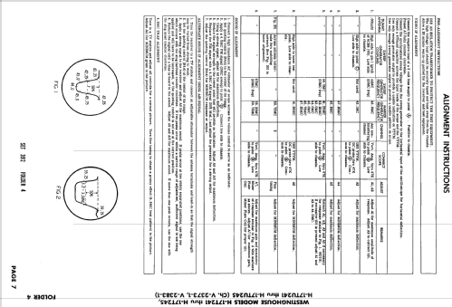 H17TU242 Ch= V-2383; Westinghouse El. & (ID = 2557301) Television