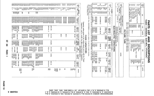 H21K223 Ch= V-2372-27; Westinghouse El. & (ID = 2530148) Television