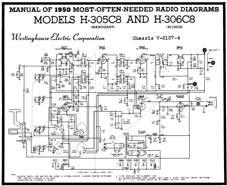 H305C8 CH= V-2137-4; Westinghouse El. & (ID = 118608) Radio