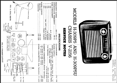 H309P5 Ch= V-2156; Westinghouse El. & (ID = 259830) Radio