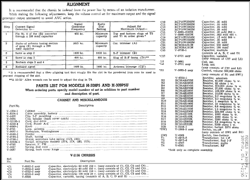 H309P5U Ch= V-2156; Westinghouse El. & (ID = 259833) Radio