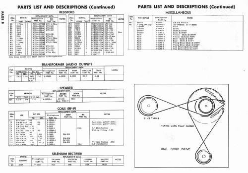 H371T7 Ch= V-2180-8; Westinghouse El. & (ID = 984523) Radio