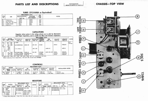 H374T5 Ch= V-2157-9; Westinghouse El. & (ID = 984558) Radio