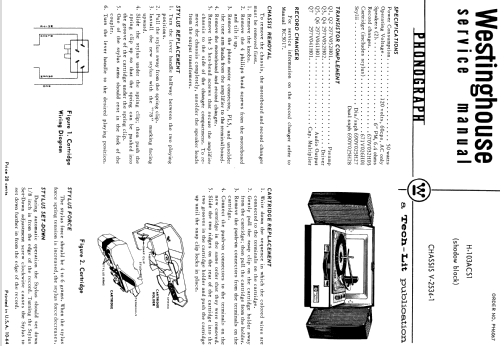 H-103ACS1 Ch= V-2534-1; Westinghouse El. & (ID = 1204820) Enrég.-R