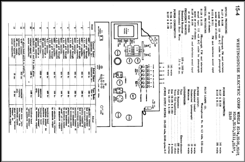 H-104B Ch= V-2102-3; Westinghouse El. & (ID = 415096) Radio