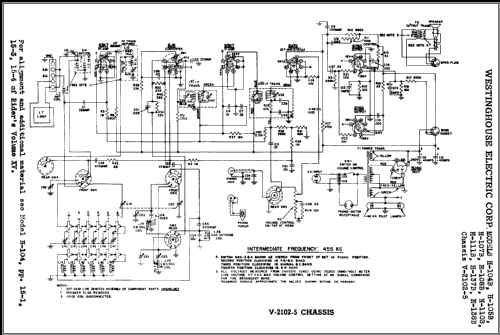 H-107B Ch= V-2102-5; Westinghouse El. & (ID = 415493) Radio