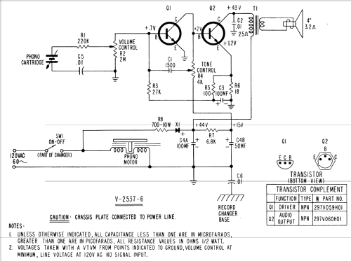 H-109AC1 Ch= V-2537-6; Westinghouse El. & (ID = 1208172) R-Player