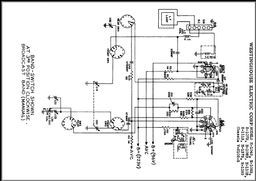 H-110B Ch= V-2102-5; Westinghouse El. & (ID = 415553) Radio