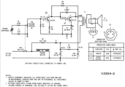 H-117MP2 Ch= V-2554-2; Westinghouse El. & (ID = 1207486) R-Player