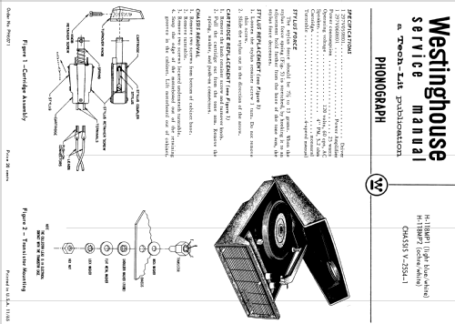 H-118MP1 Ch= V-2554-1; Westinghouse El. & (ID = 1207473) R-Player