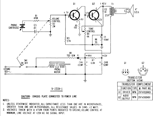 H-118MP2 Ch= V-2554-1; Westinghouse El. & (ID = 1207475) R-Player