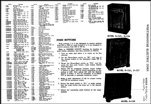 H-119 ; Westinghouse El. & (ID = 447106) Radio