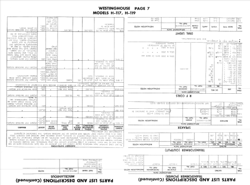 H-119 ; Westinghouse El. & (ID = 594781) Radio