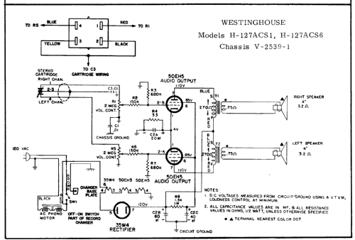 H-127ACS6 Ch= V-2539-1; Westinghouse El. & (ID = 201912) Reg-Riprod