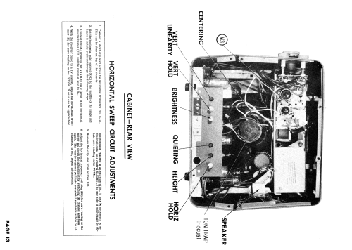 H-14T170A Ch= V-2311-45; Westinghouse El. & (ID = 1850068) Télévision