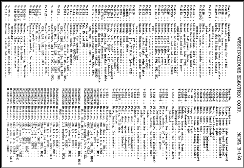 H-169 Ch= V-2124-1; Westinghouse El. & (ID = 317109) Radio