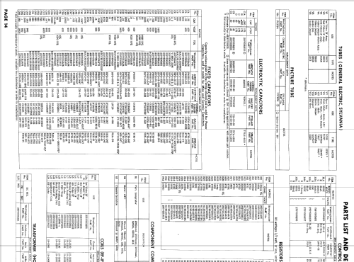 H-17C287 Ch= V-2365-11; Westinghouse El. & (ID = 892589) TV Radio