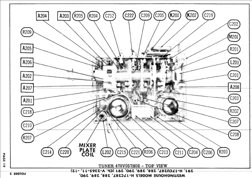 H-17C287 Ch= V-2365-11; Westinghouse El. & (ID = 892594) TV-Radio