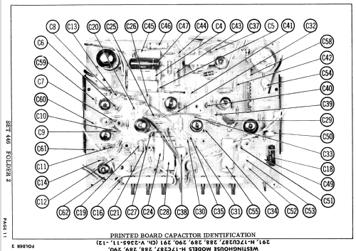 H-17C290 Ch= V-2365-11; Westinghouse El. & (ID = 892670) TV Radio