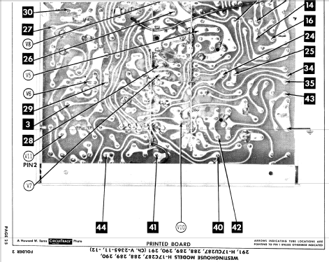 H-17C290 Ch= V-2365-11; Westinghouse El. & (ID = 892684) TV Radio