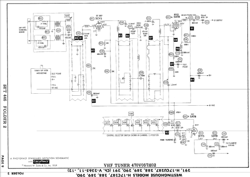 H-17CU289 Ch= V-2365-12; Westinghouse El. & (ID = 892783) Fernseh-R