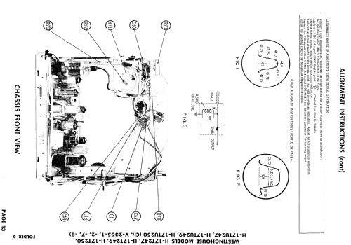 H-17TU247 Ch= V-2365-8; Westinghouse El. & (ID = 877827) Télévision