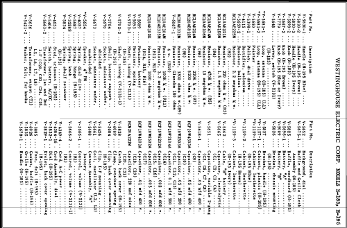 H-185 Ch= V-2131-1; Westinghouse El. & (ID = 370124) Radio