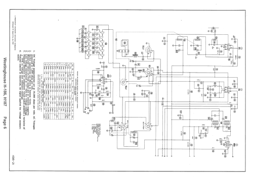 H-187 Ch= V-2132; Westinghouse El. & (ID = 1529268) Radio