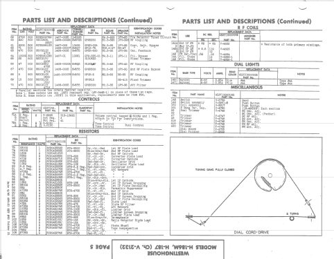 H-187 Ch= V-2132; Westinghouse El. & (ID = 1529274) Radio