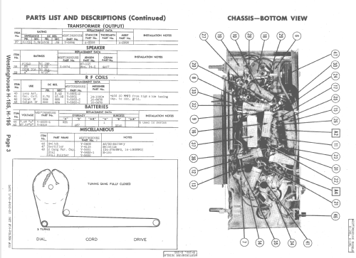 H-195 Ch= V-2131-1; Westinghouse El. & (ID = 1477843) Radio